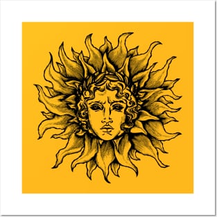 Apollo Sun God Symbol Posters and Art